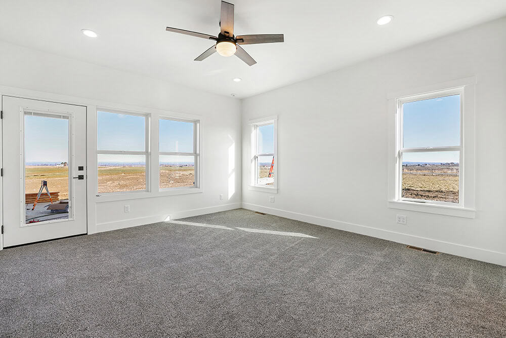 A living space added onto a home